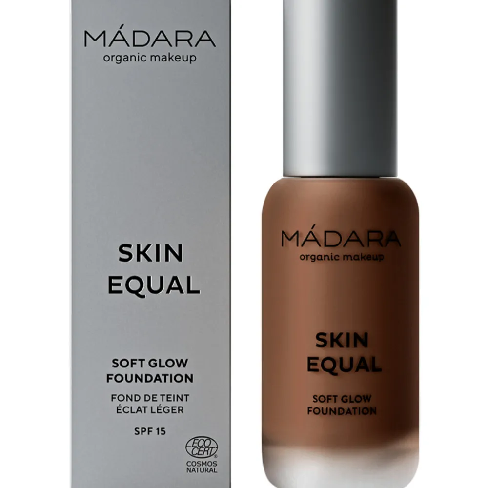 Foundation<Madara Skin Equal Soft Glow Foundation SPF 15 100 Mocha 30 ml