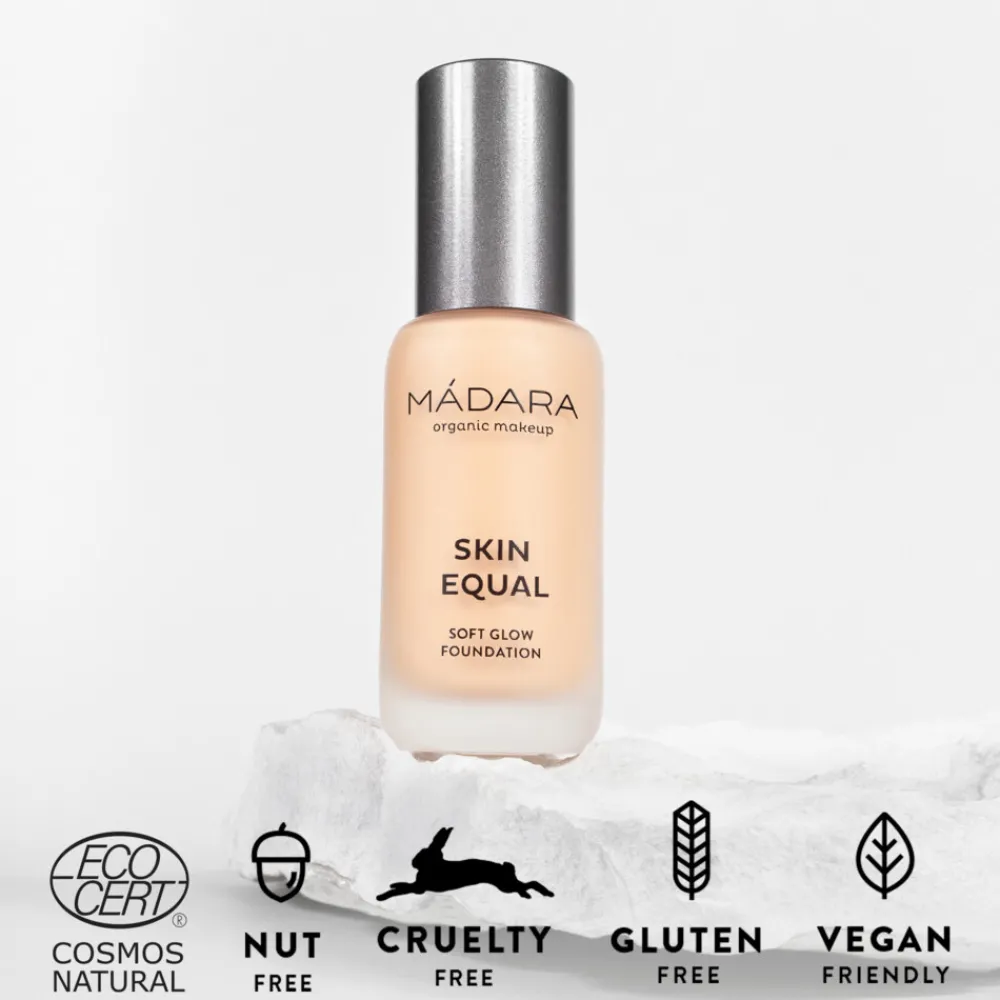 Foundation<Madara Skin Equal Soft Glow Foundation SPF 15 20 Ivory 30 ml