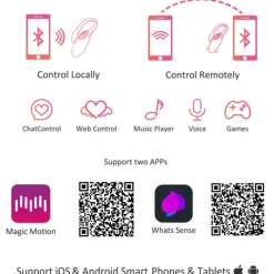 Voor Haar<Magic Motion Flamingo Vibrerende Bullet App Bedienbare App Bedienbare