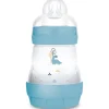 Clearance Babyfles Easy Start Anti-Colic Matt Blauw 0+ mnd 160 ml Flessen & Spenen