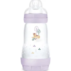 Babyfles Easy Start Anti-Colic Matt Lila 0+ mnd 260 ml^MAM Best