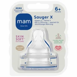 Clearance Flesspeen Maat X 6+ mnd 2 stuks Flessen & Spenen