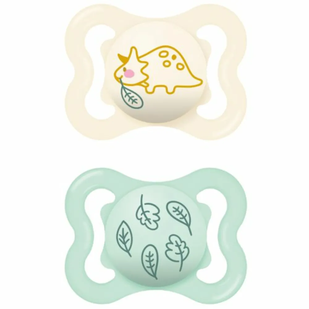 Flessen & Spenen<MAM Fopspeen Supreme Silikon 0-6 mnd Universeel 2 stuks