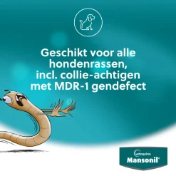 All Worm Ontworming Tabletten Hond vanaf 2,5 kg 6 stuks^Mansonil Best