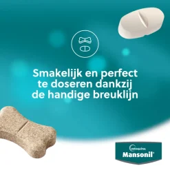 Vlo, Teek & Worm<Mansonil All Worm Tasty Ontworming Tabletten Hond 2 stuks