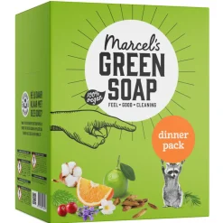 Sponzen<Marcels Green Soap Marcel's Green Soap Dinner pack 6 x 1 stuk