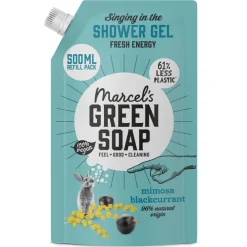 Bad & Douche<Marcels Green Soap Marcel's Green Soap Douchegel Navulling Mimosa & Zwarte Bes 500 ml
