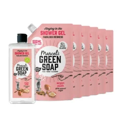 Bad & Douche<Marcels Green Soap Marcel's Green Soap Douchegel Argan & Oudh + 6 Navullingen Pakket