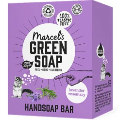 Keukenartikelen<Marcels Green Soap Marcel's Green Soap Handzeep Bar Lavendel & Rozemarijn 90 gr