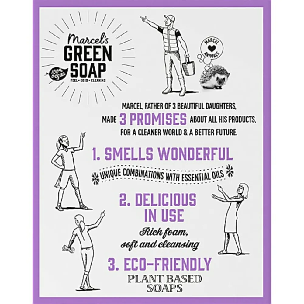 Keukenartikelen<Marcels Green Soap Marcel's Green Soap Handzeep Bar Lavendel & Rozemarijn 90 gr
