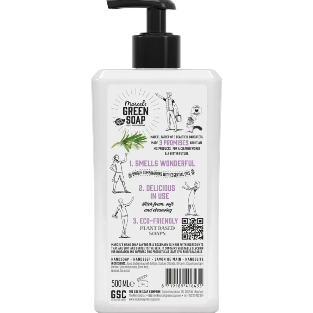 Marcel's Green Soap Handzeep Lavendel & Rozemarijn 500 ml^Marcels Green Soap