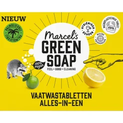 Machineafwas<Marcels Green Soap Marcel's Green Soap Vaatwastabletten All-In-One 25 stuks
