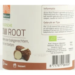 Arrow Root Poeder Bio 190 gr^Mattisson
