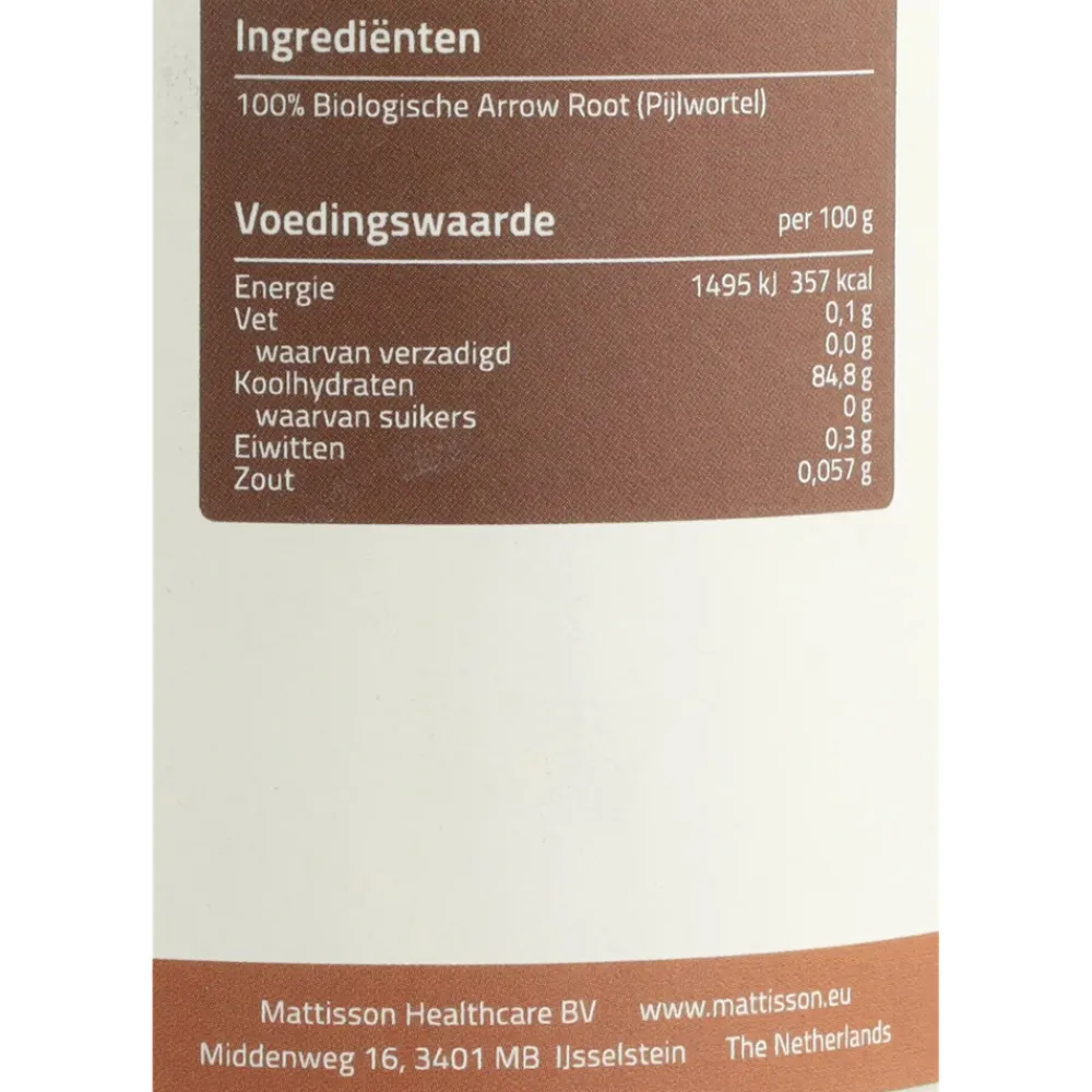 Arrow Root Poeder Bio 190 gr^Mattisson