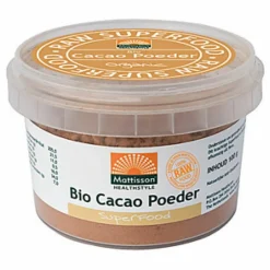 Superfoods<Mattisson logische Cacao Poeder 100 gr