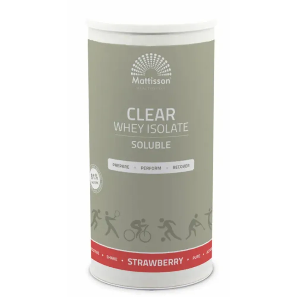 Sportvoeding & Drank<Mattisson Whey Isolate Aardbei 400 gr