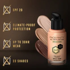 Facefinity All Day Flawless Foundation C35 Pearl Beige 34 ml^Max Factor