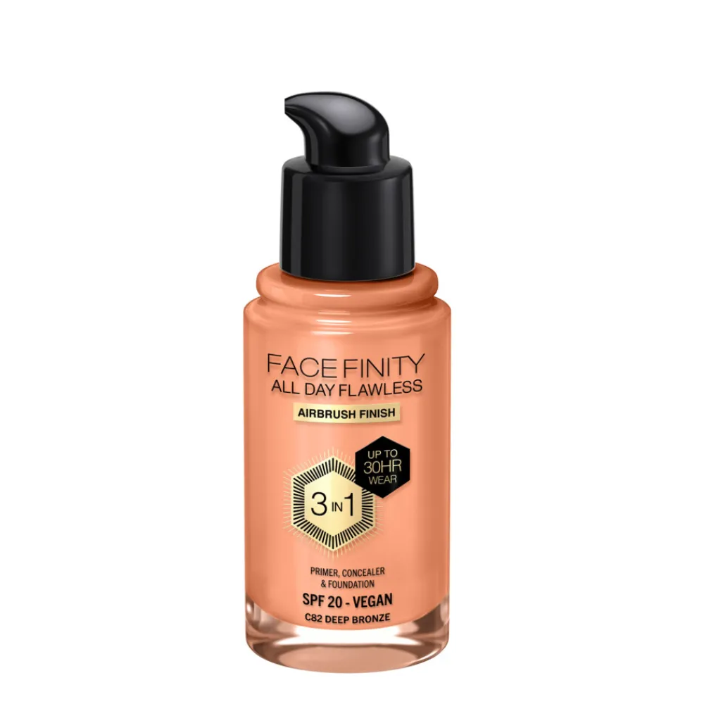 Facefinity All Day Flawless Foundation C82 Deep Bronze 34 ml^Max Factor Clearance