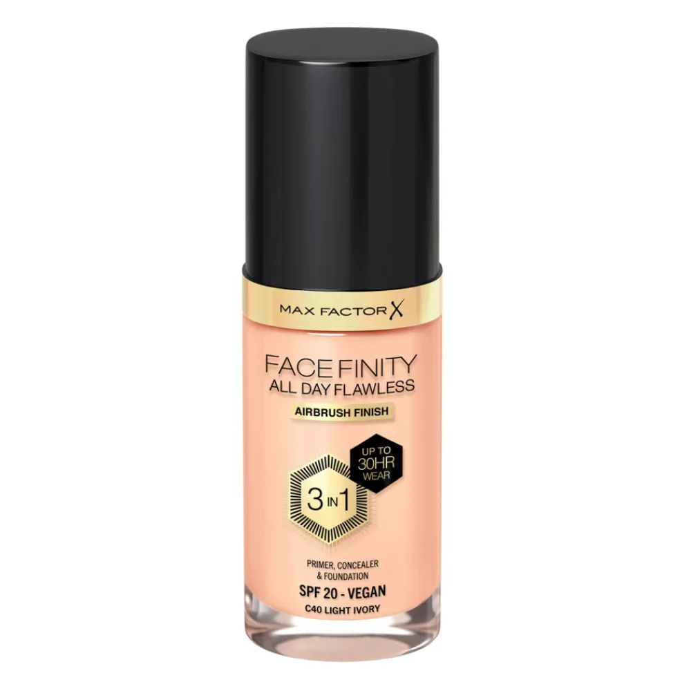 Facefinity All Day Flawless Foundation C40 Light Ivory 34 ml^Max Factor Best