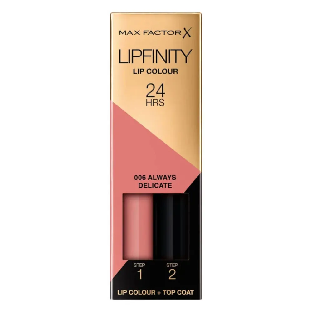 Liquid Lipstick<Max Factor Lipfinity Liquid Lipstick 006 Always Delicate