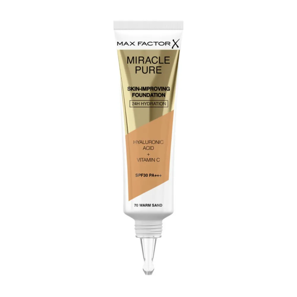 Foundation<Max Factor Miracle Pure Foundation 070 Warm Sand 30 ml