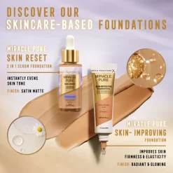 New Miracle Pure 2in1 Skin Reset Serum Foundation Fair 30 ml Foundation