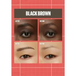 Build-A-Brow Wenkbrauwpotlood en Gel 262 Black Brown^Maybelline New