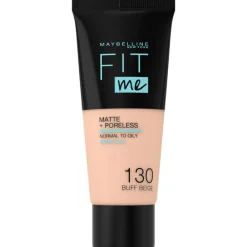 Online Fit Me Matte + Poreless Foundation 130 Buff Beige Foundation