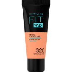 Foundation<Maybelline Fit Me Matte + Poreless Foundation 320 Natural