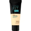Foundation<Maybelline Fit Me Matte + Poreless Foundation 110 Porcelain