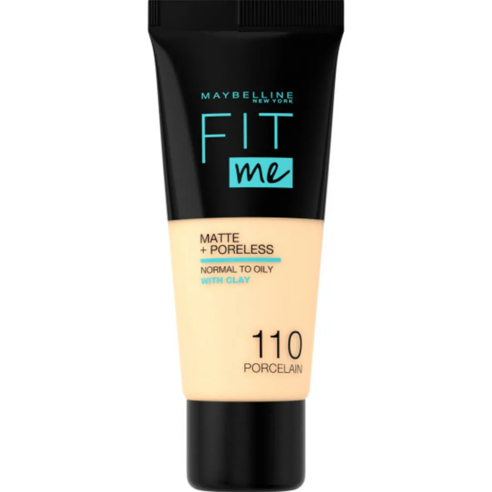 Foundation<Maybelline Fit Me Matte + Poreless Foundation 110 Porcelain