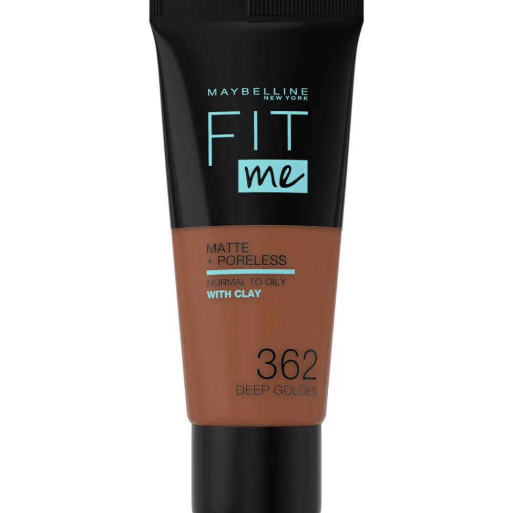 Foundation<Maybelline Fit Me Matte + Poreless Foundation 362 Deep Golden