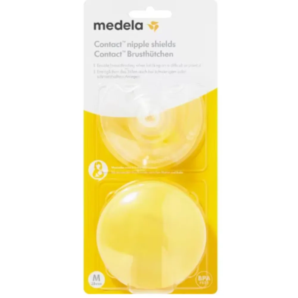 Contact Tepelhoedjes Medium 2 stuks^Medela Discount