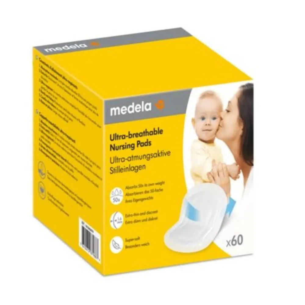 Clearance Wegwerp Zoogcompressen Ultra Ademend Extra Dun 60 stuks Borstvoeding