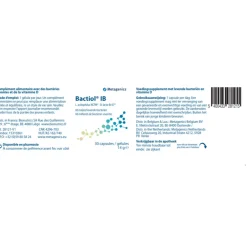 Best Bactiol IB 30 capsules Speciale Bestanddelen