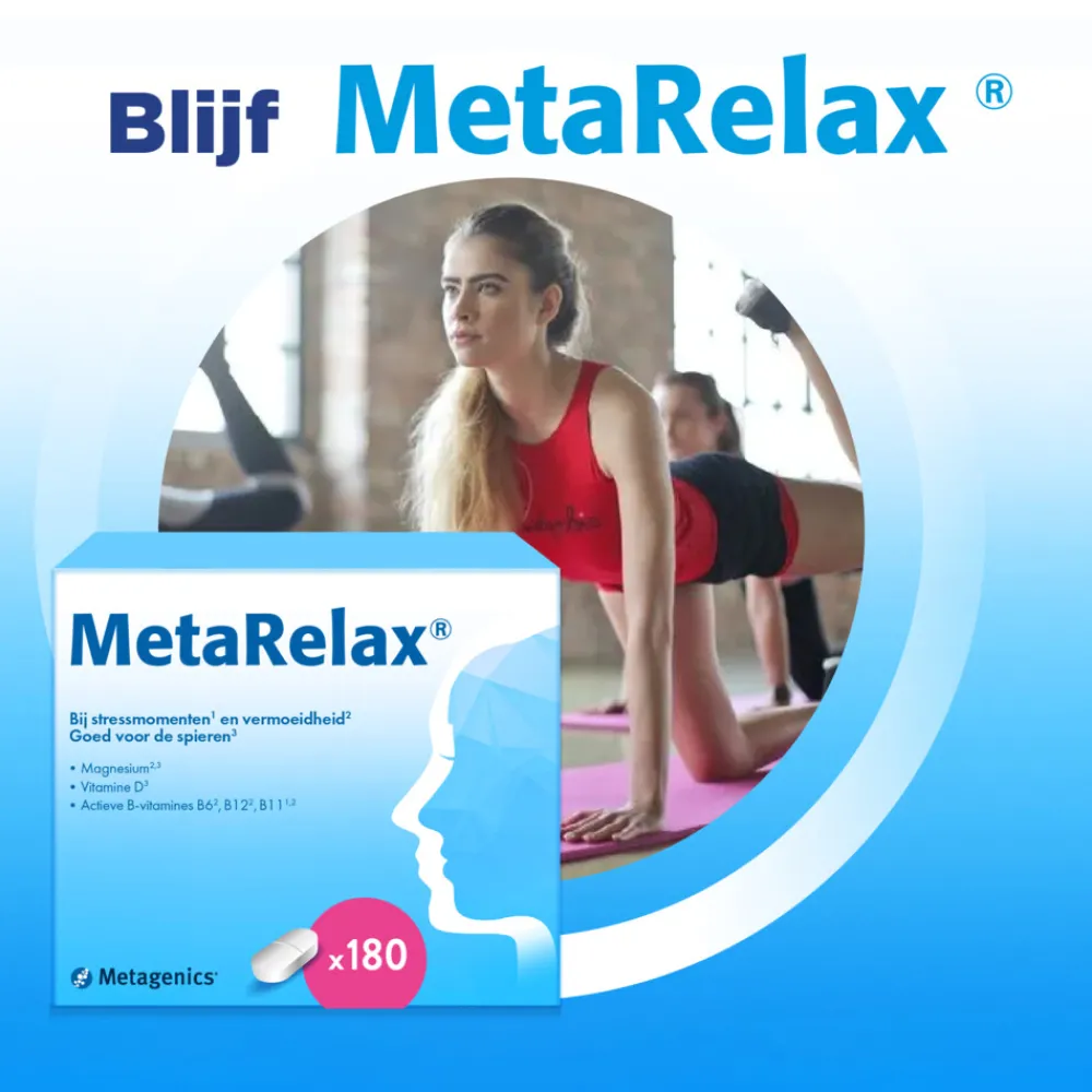 Online MetaRelax 180 tabletten Spieren En Gewrichten|Rustgevend & Slapen