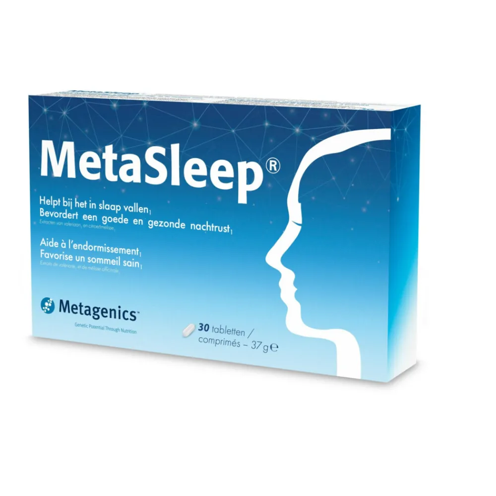 Metasleep 30 tabletten Rustgevend & Slapen|Speciale Bestanddelen
