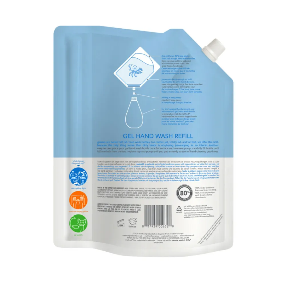 Handverzorging<Method Handzeep Navulling Sweet Water 1 liter