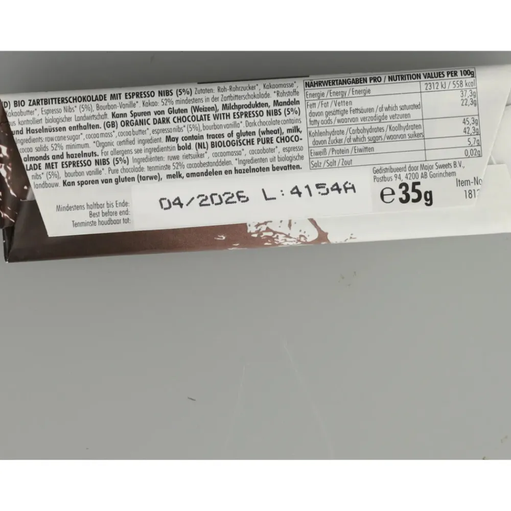 Choco Dark & Espresso 35 gr^Meybona Best