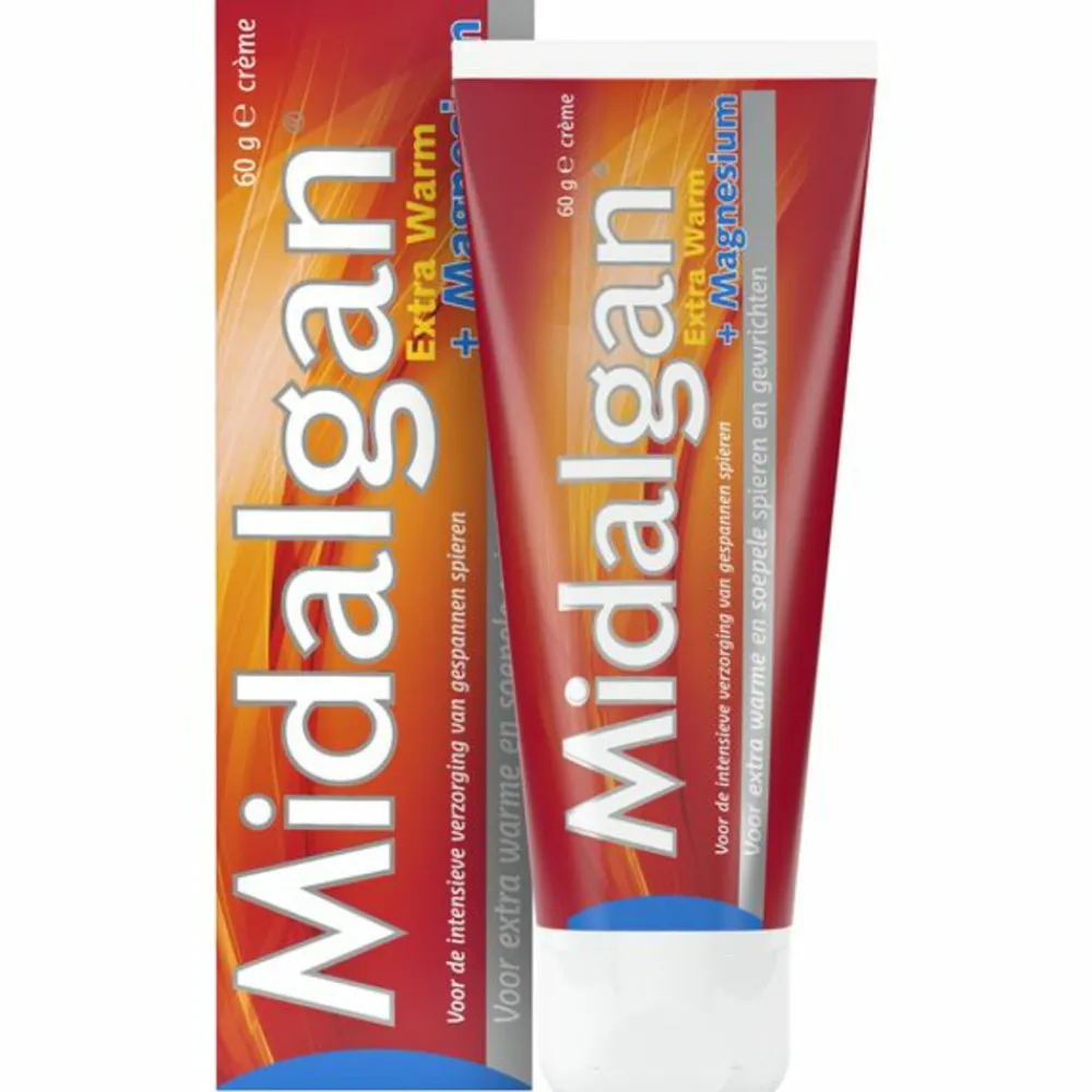 Gewrichten & Spieren<Midalgan Warm Extra + Magnesium 60 gr