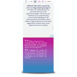 EPA & DHA Liquid Kids + Vitamine D3 100 ml^Minami Online