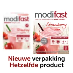 Intensive Milkshake Aardbei 8 x 55 gr^Modifast Hot