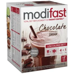 Dranken<Modifast Intensive Milkshake Chocolade 8 x 55 gr