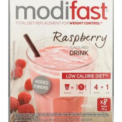 Dranken<Modifast Intensive Milkshake Raspberry 8 x 55 gr