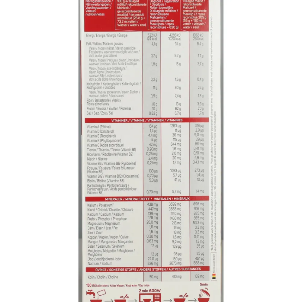Soepen & Sauzen|Maaltijdvervangers<Modifast Intensive Noodles Soep Chicken 220 gr