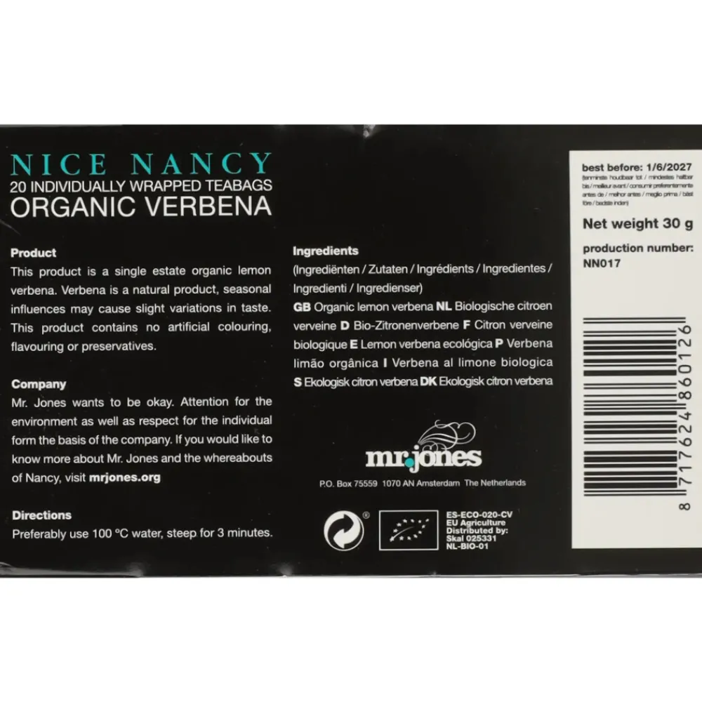 Sale Biologische Thee Verveine 20 stuks Thee