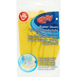 Huishoud Handschoen Latex Medium 2 stuks^Multy Outlet