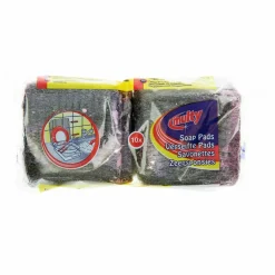 Staalwolspons met Zeep 10 stuks^Multy Outlet