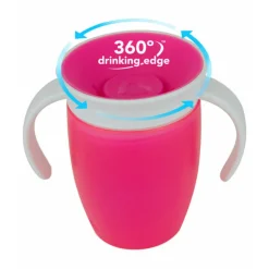 Miracle Trainer Oefenbeker Roze 207 ml^Munchkin New
