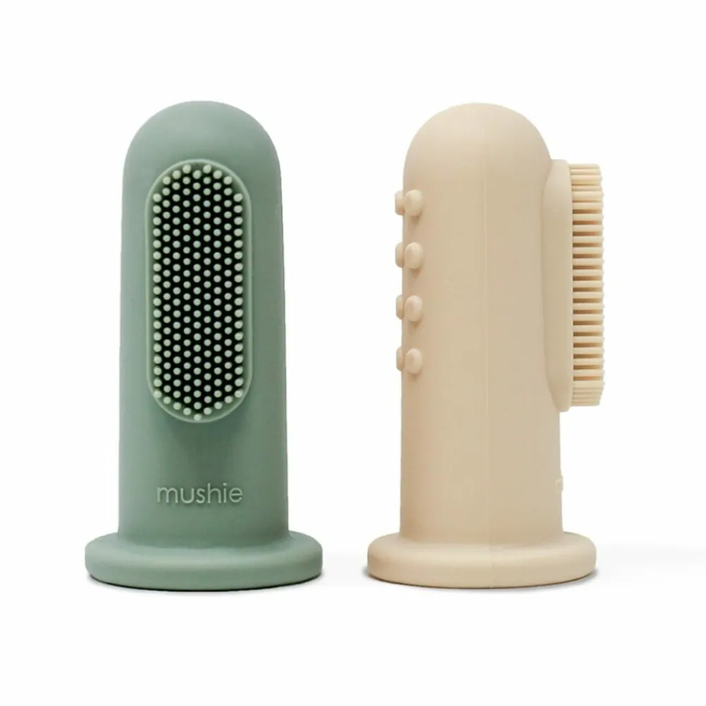 New Baby Tandenborstel Shifting sand Cambridge blue 2 stuks Mondverzorging|Specialistische Mondverzorging